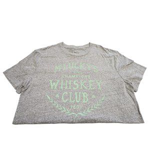Light Gray McLucky's Whiskey Club Tee Shirt - Soft - XL - St.‎ Patricks Day